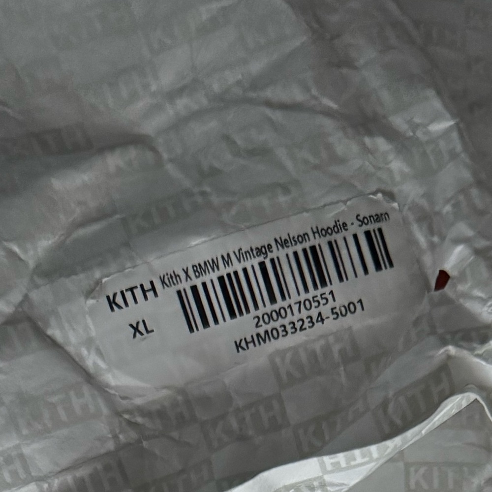 Kith for BMW M Vintage Nelson Hoodie in Sonam Men’s Size XL Hooded Sweatshirt - Picture 9 of 9